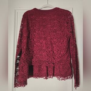 Tory Burch Deep Red Sweater